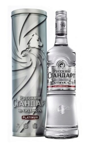 фото водка Russian Standard Platinum 0,75 л