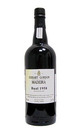 фото мадера Madeira Wine Company Cossart Gordon Bual Vintage 1958 0,75 л