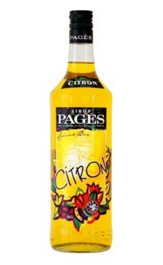 фото сироп Sirop Pages Citron 1 л