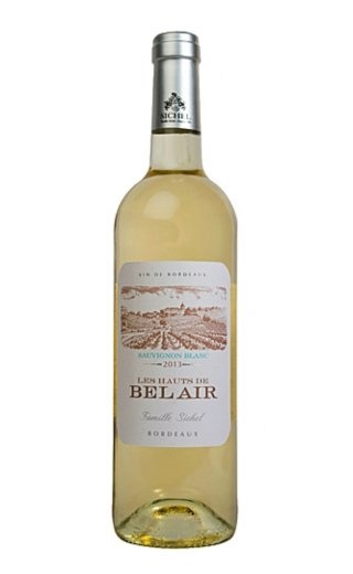 фото вино Maison Sichel Les Hauts de Bel Air AOC Bordeaux Blanc 2013 0,75 л