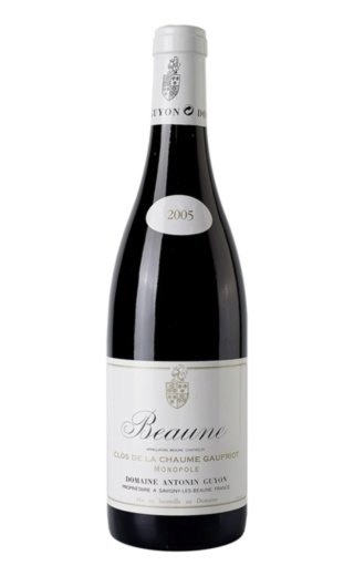 фото вино Domaine Antonin Guyon Beaune AOC Clos de la Chaume Gaufriot Monopole 2005 0,75 л