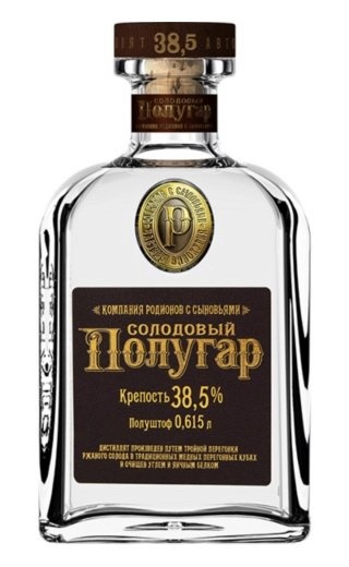 фото водка Polugar Single Malt Rye 0,615 л