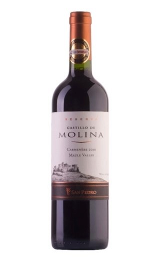 фото вино San Pedro Castillo de Molina Reserva Carmenere 2010 0,75 л