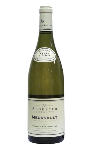 фото вино J.-L. Aegerter Reserve Personelle Meursault AOC 2004 0,75 л