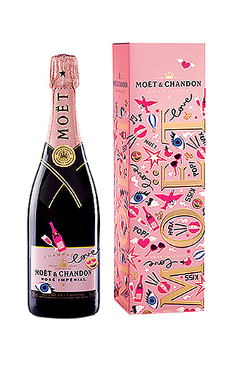 фото шампанское Moet & Chandon Emo Rose Imperial 0,75 л