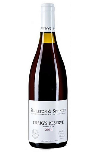 фото вино Stapleton & Springer Craig’s Reserve 2014 0,75 л