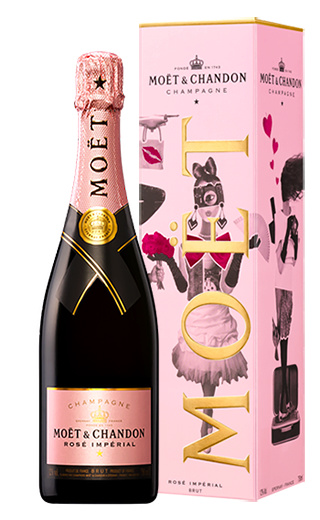 фото шампанское Moet & Chandon Unconventional Love Rose Imperial 0,75 л