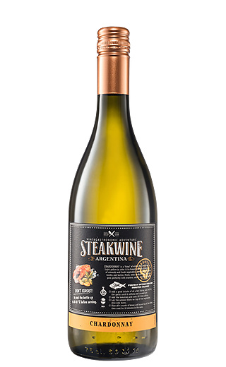 фото вино Penaflor Steakwine Chardonnay Black 2017 0,75 л