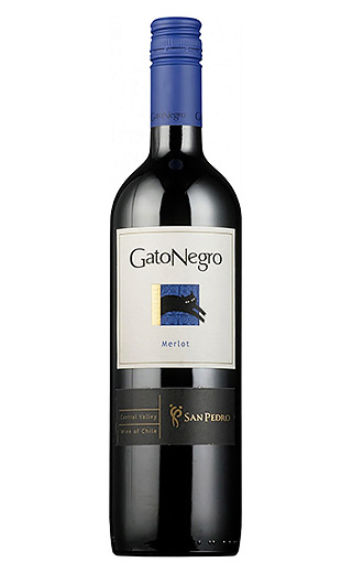 фото вино San Pedro Gato Negro Merlot 2015 0,75 л