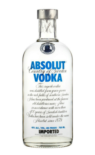 фото водка Absolut 0,75 л