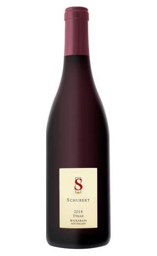 фото вино Schubert Syrah Wairarapa 2014 0,75 л