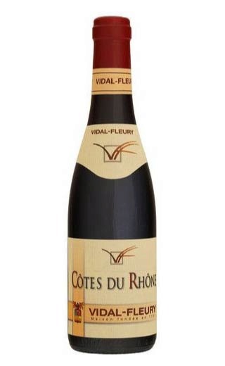 фото вино Vidal Fleury Cotes du Rhone Rouge 2015 0,375 л