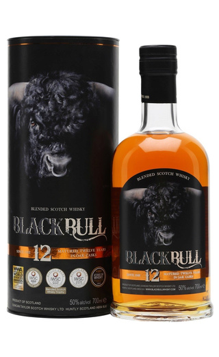 фото виски Black Bull 12 Years Old Blended Whisky 0,7 л