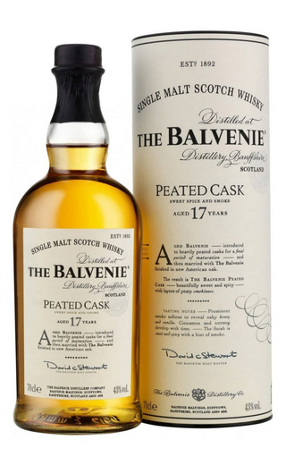 фото виски Balvenie Peated Cask 17 Years Old Single Malt Scotch Whisky 0,7 л