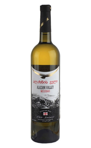 фото вино Megobari Alazani Valley White Semi Sweet 1,5 л