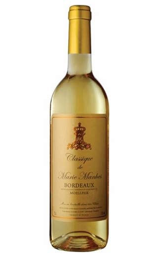 фото вино Marie Manhes Classique de Marie Bordeaux White Semi Sweet 0,75 л