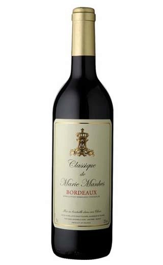 фото вино Marie Manhes Classique de Marie Bordeaux Red Dry 0,75 л