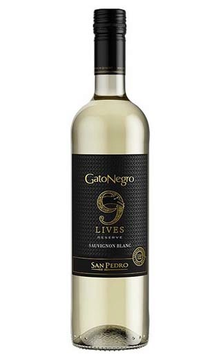 фото вино San Pedro Gato Negro 9 Lives Cabernet Sauvignon Blanc Reserve 2018 0,75 л