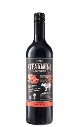 фото вино Penaflor Steakwine Malbec Black Label 2018 0,75 л