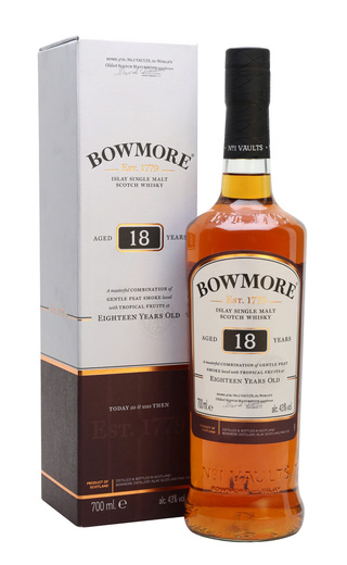 фото виски Bowmore 18 Years Old 43% 0,7 л