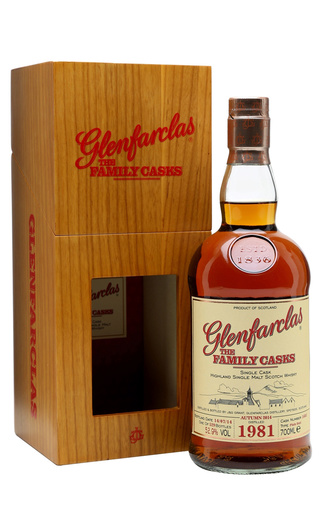 фото виски Glenfarclas 1981 Family Casks 0,7 л