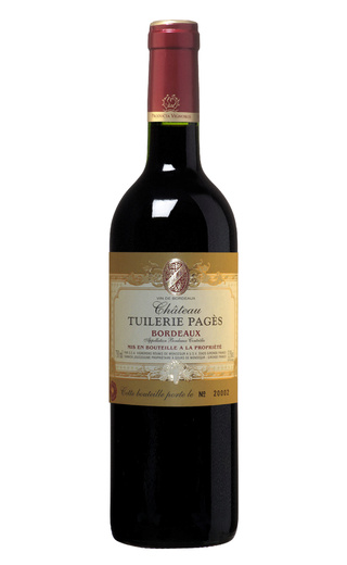 фото вино Producta Vignobles Chateau Tuilerie Pages Bordeaux 2015 0,75 л