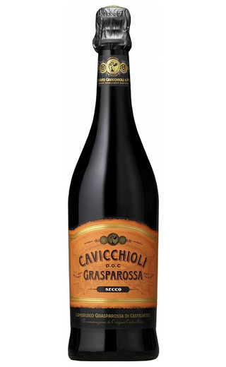 фото ламбруско Cavicchioli Secco Lambrusco Grasparossa di Castelvetro DOC 0,75 л