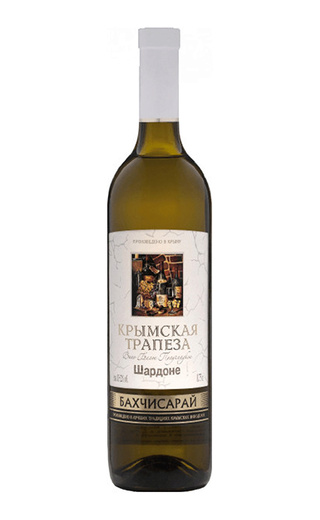 фото вино Krymskaya trapeza Chardonnay 0,75 л