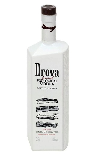 фото водка Drova Birch Charcoal Filtration 0,5 л