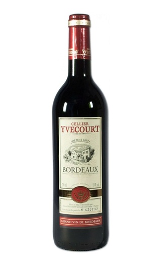 фото вино Yvon Mau Yvecourt Bordo Red 2013 0,75 л