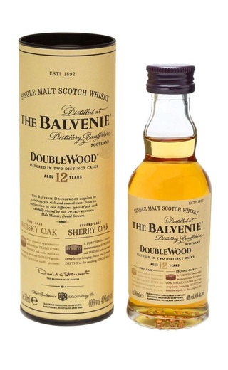 фото виски Balvenie Doublewood 12 Years Old 0,05 л