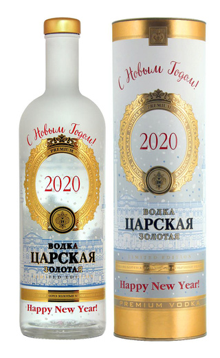 фото водка Tsarskaya Gold Happy New Year 1 л