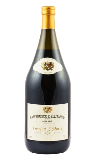 фото игристое вино Cascina S. Maria Rosso Amabile Lambrusco dell'Emilia 1,5 л