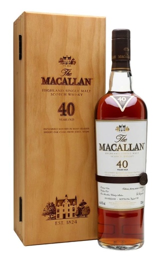 фото виски Macallan Sherry Oak 40 Years Old 0,7 л