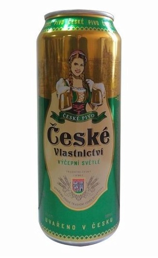 фото пиво Ceske Vlastnictvi Vycepni Svetle 0,5 л