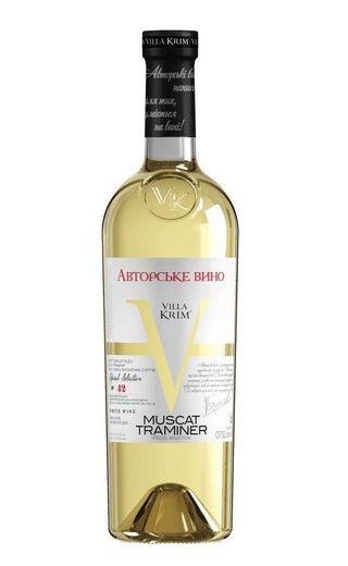 фото вино Villa Krim Author's Collection Muscat Traminer 2018 0,75 л