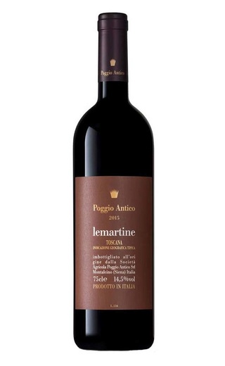 фото вино Poggio Antico Lemartine Toscana 2015 0,75 л