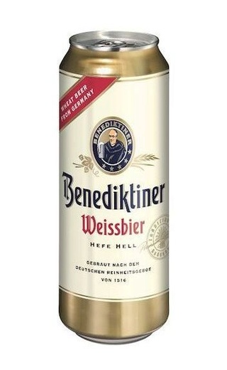 фото пиво Benediktiner Weissbier 24 шт. 0,5 л