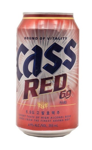 фото пиво Cass Red 24 шт. 0,355 л