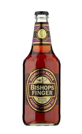 фото пиво Shepherd Neame Bishops Finger Kentish Strong Ale 24 шт. 0,5 л