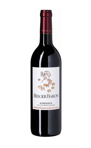 фото вино Baron Philippe de Rothschild Berger Baron Rouge Bordeaux 2016 0,75 л