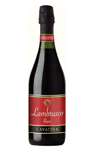 фото игристое вино Cavatina Lambrusco Rosso 0,75 л