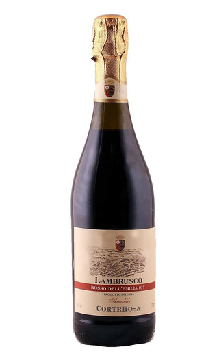 фото игристое вино Corte Rosa Lambrusco Rosso Amabile Dell'Emilia 0,75 л