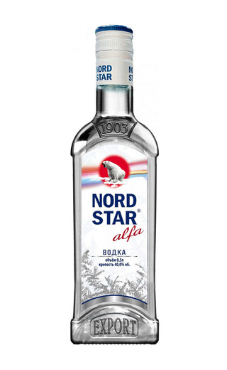 фото водка Nord Star Alfa 0,5 л