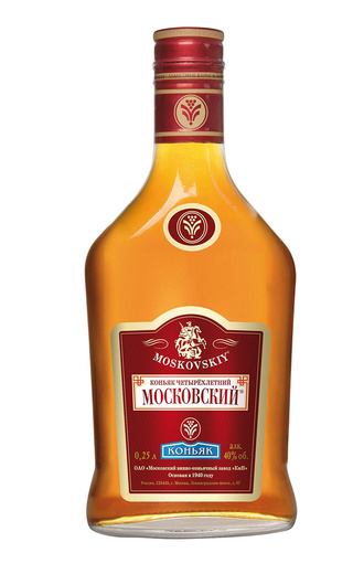 фото коньяк Moskovskij 4 Years Old 0,25 л