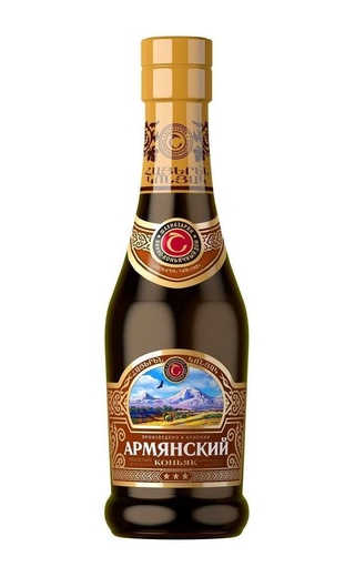 фото коньяк Armenian Cognac 3 Stars matte bottle 0,5 л