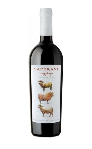 фото вино Georgian Wine House Fish Rams Saperavi 2018 0,75 л