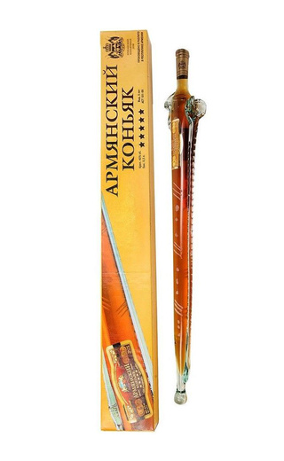 фото коньяк Armenian Cognac 5 Stars gift box Saber 0,5 л