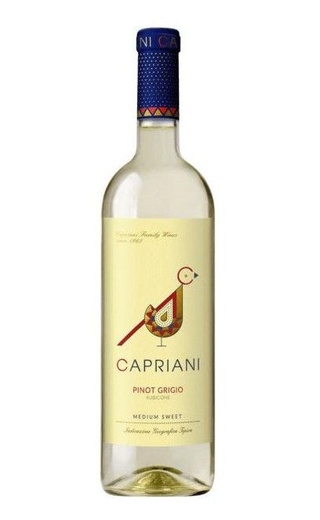 фото вино Capriani Pinot Grigio Medium Sweet Rubicone 0,75 л