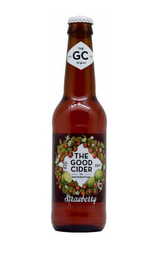 фото сидр The Good Cider of San Sebastian Strawberry 24 шт. 0,33 л